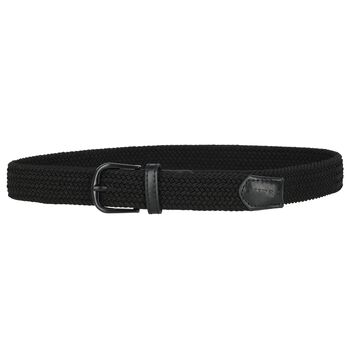 Boys Black Logo Belt