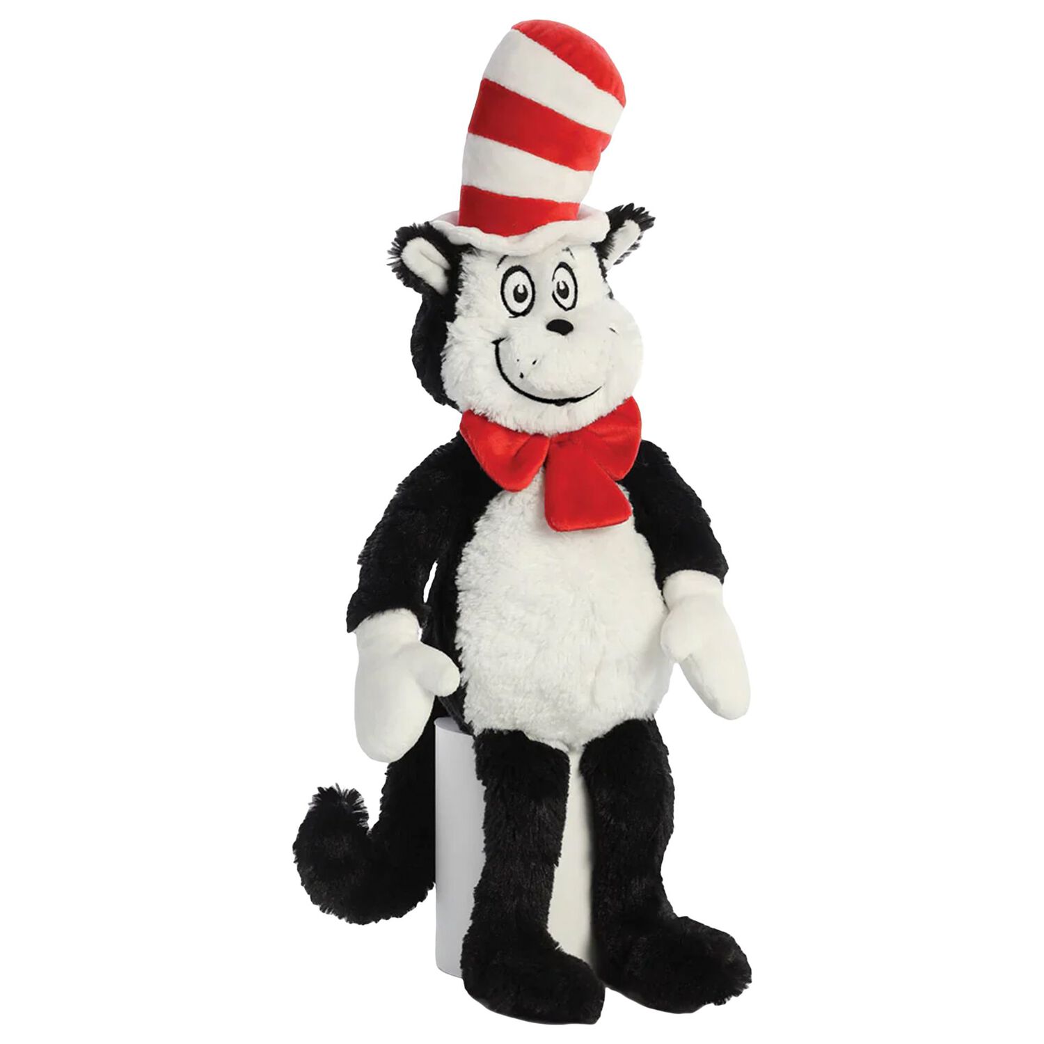 White & Black Dr. Seuss The Cat in the Hat Soft Toy ( 38 CM ), 1, hi-res