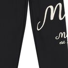 Boys Black Logo Joggers, 1, hi-res