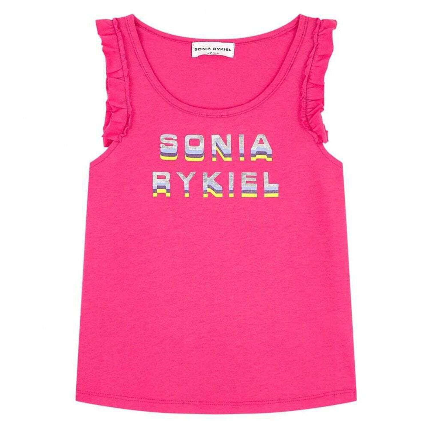 Girls Pink Logo Top, 1, hi-res image number null