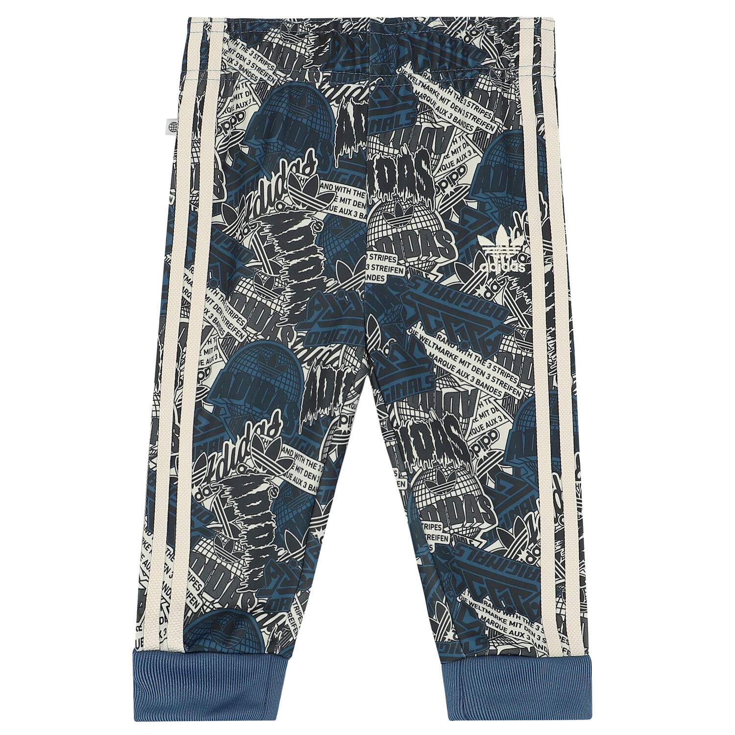 Blue, Black & Ivory Logo Tracksuit, 1, hi-res