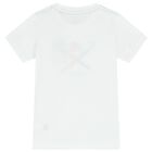 Boys White Logo T-Shirt, 1, hi-res