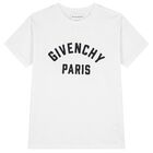 Boys White Logo T-Shirt, 2, hi-res