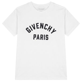 Boys White Logo T-Shirt