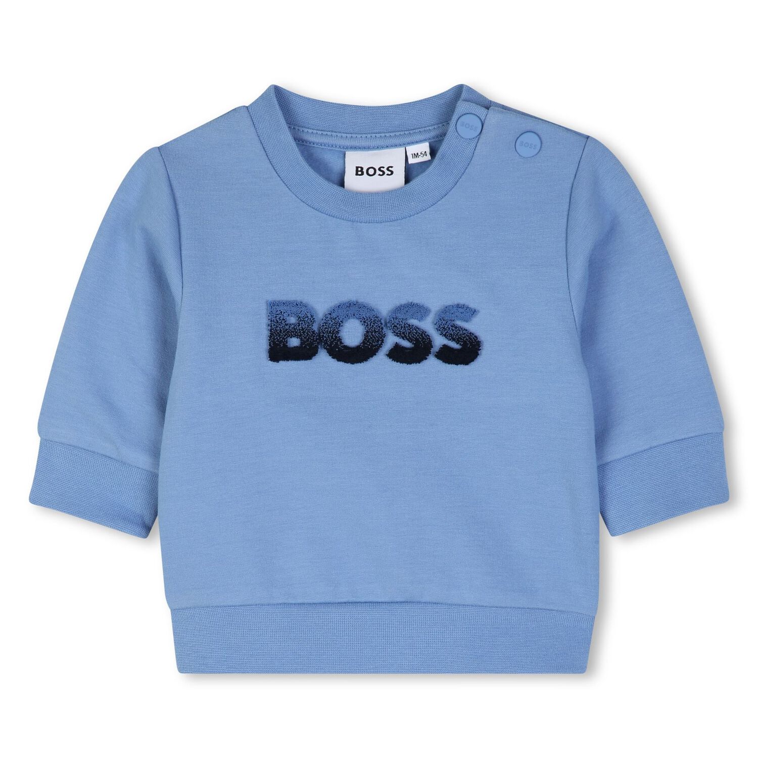 Baby Boys Blue Logo Trouser Set, 1, hi-res