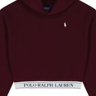 Girls Burgundy Logo Hooded Top, 1, hi-res