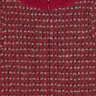Girls Burgundy Tweed & Boucl&eacute; Dress, 1, hi-res