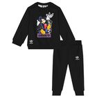 Black Mickey Mouse Logo Tracksuit, 1, hi-res
