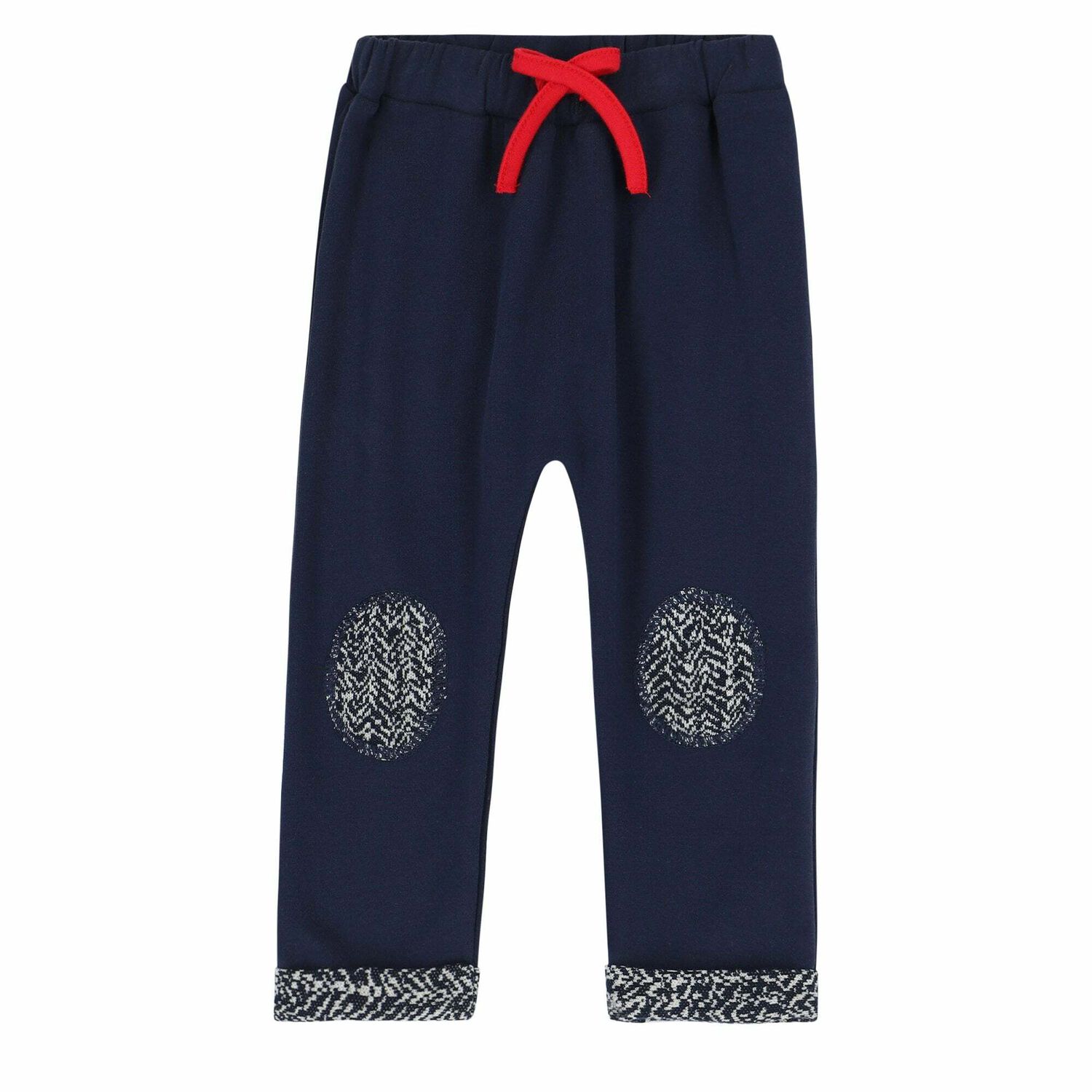 Younger Boys Navy & Red Tracksuit Set, 1, hi-res