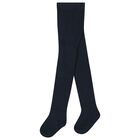 Younger Girls Navy Blue Tights, 5, hi-res