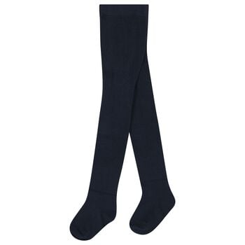 Younger Girls Navy Blue Tights