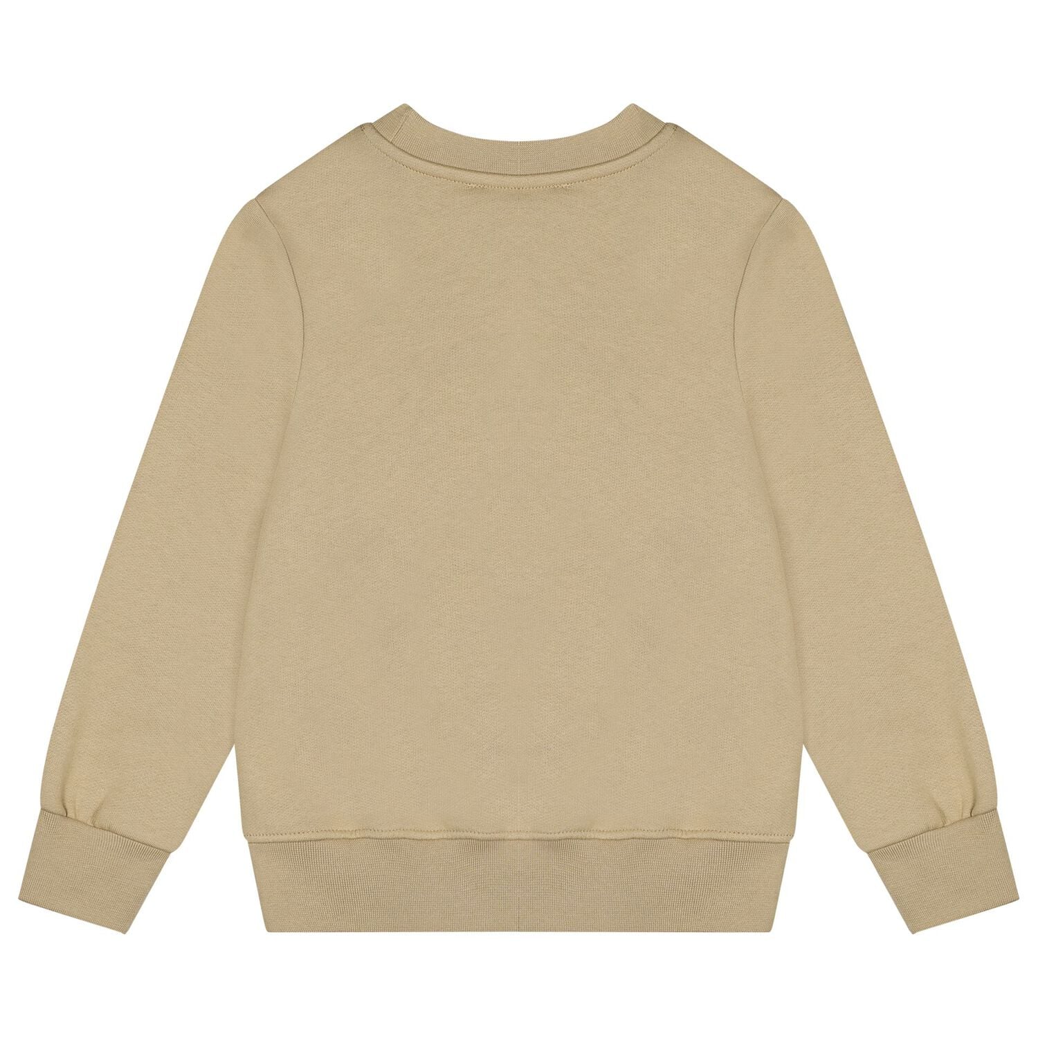 Beige & Black Logo Sweatshirt, 2, hi-res