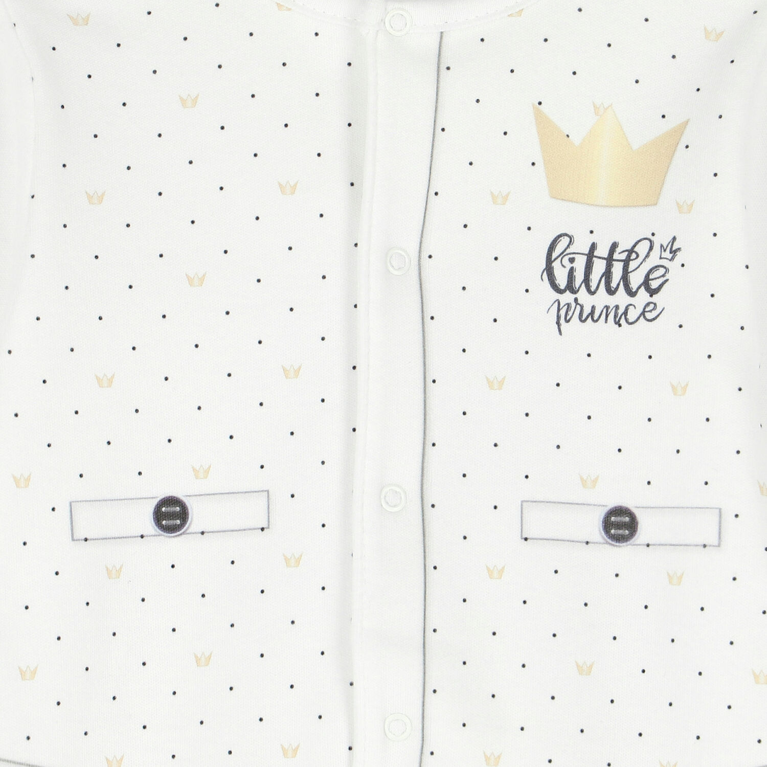 Baby Boys White Babygrow, 1, hi-res image number null