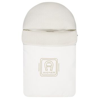 Ivory & Gold Logo Baby Nest
