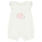 Baby Girls Pink & White Rompers ( 3-Pack ) , 1, hi-res