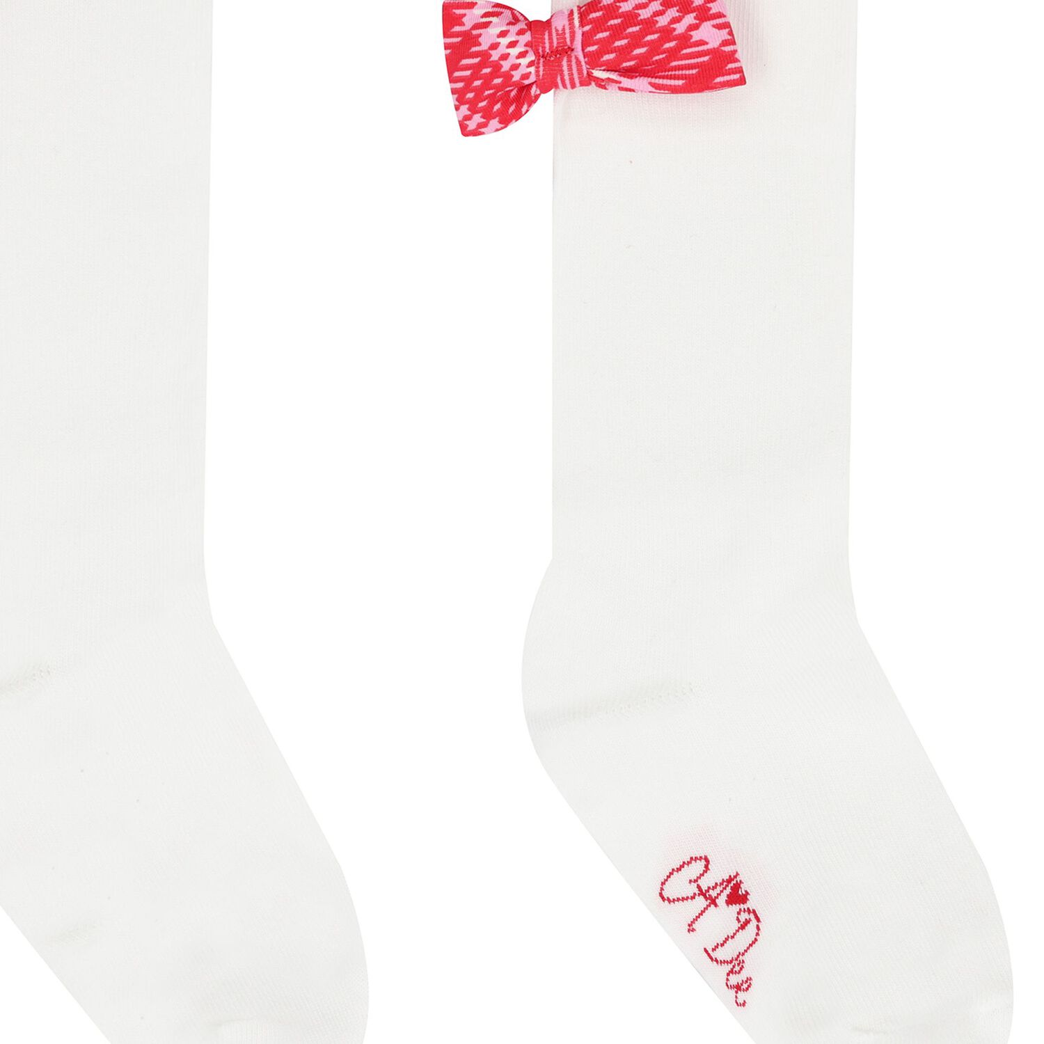 Girls White Bows Socks, 1, hi-res image number null