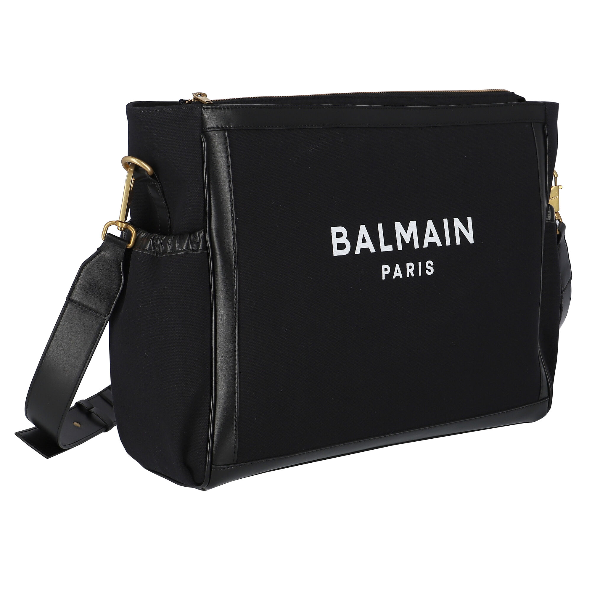 Balmain Black Logo Baby Changing Bag Junior Couture KSA