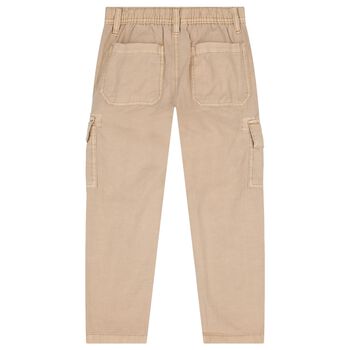 Boys Beige Trousers