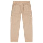Boys Beige Trousers, 1, hi-res