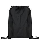 Black Trefoil Logo Gym Sack, 1, hi-res