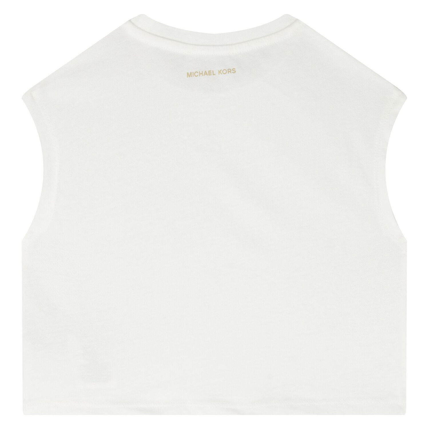 Girls Ivory & Gold Logo Top, 2, hi-res image number null