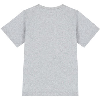 Boys Grey Logo T-Shirt