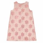 Girls Pink & Gold Satin Dress, 1, hi-res