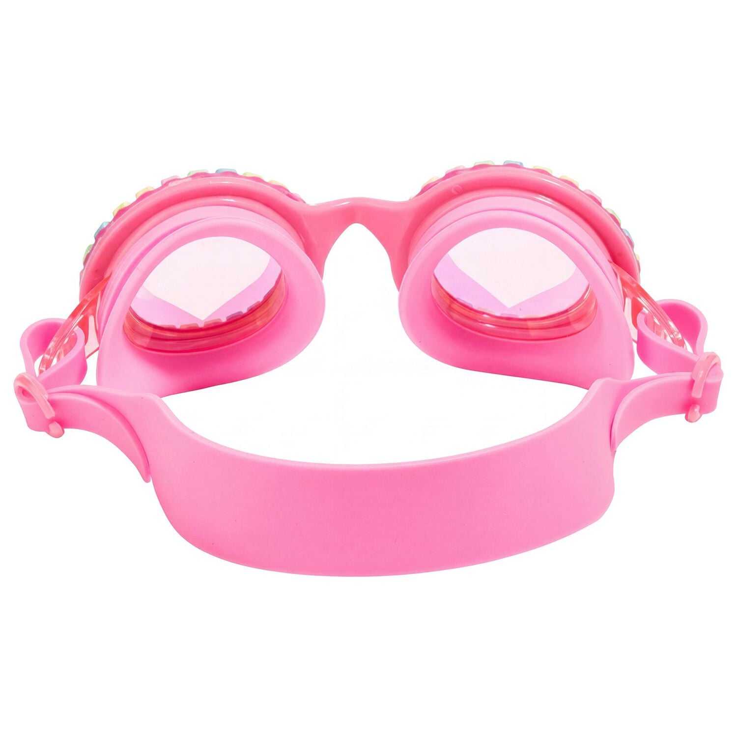 Girls Pink Candy Swimming Goggles, 2, hi-res