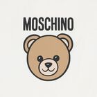 بطانيه اطفال بالشعار بطبعه تيدى بير باللون الابيض, 1, hi-res