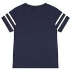 Boys Navy Blue Logo T-Shirt, 3, hi-res