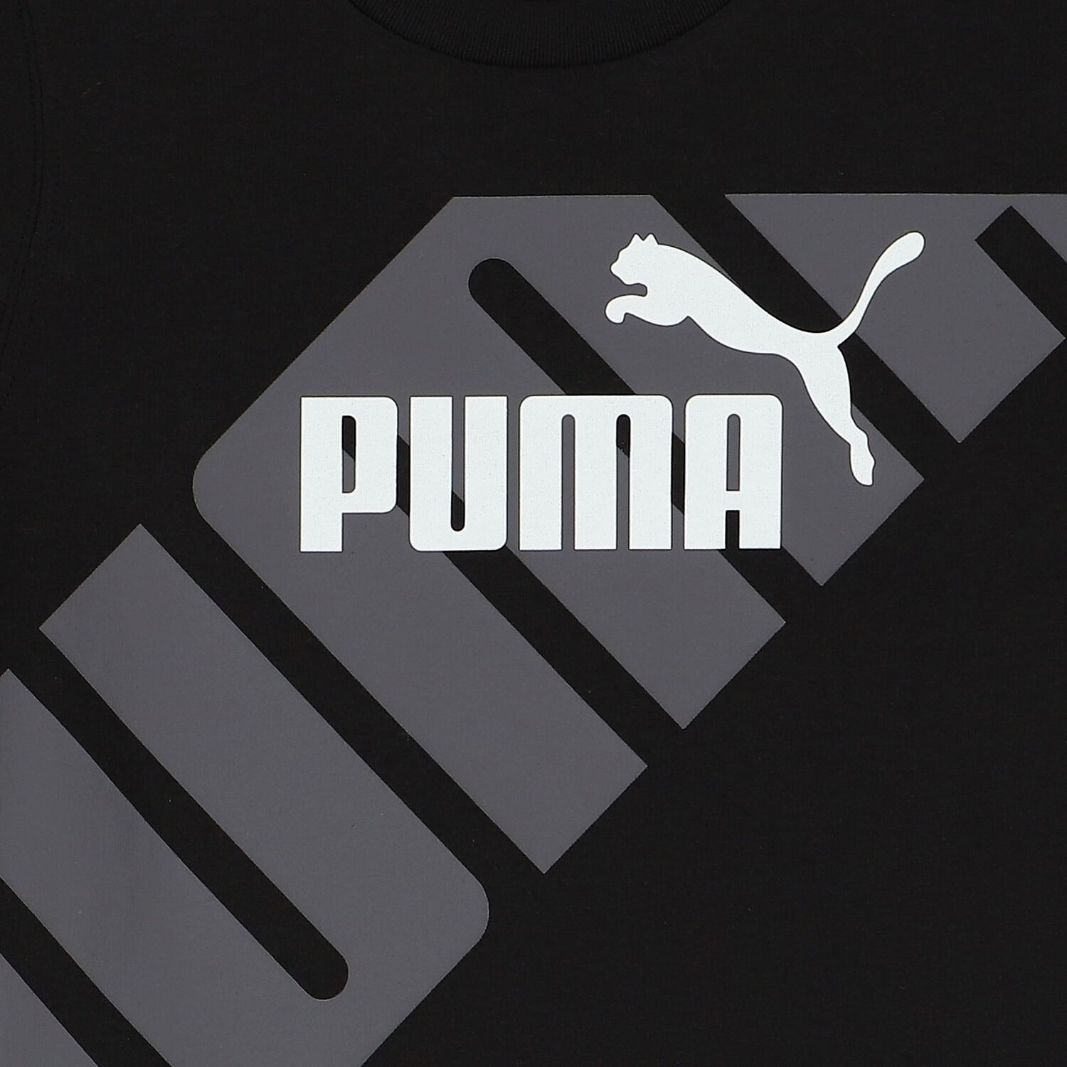 Boys Black Logo T-Shirt, 1, hi-res