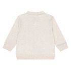 بدلة رياضية بالشعار باللون البيج للأولاد (3 قطع), 1, hi-res