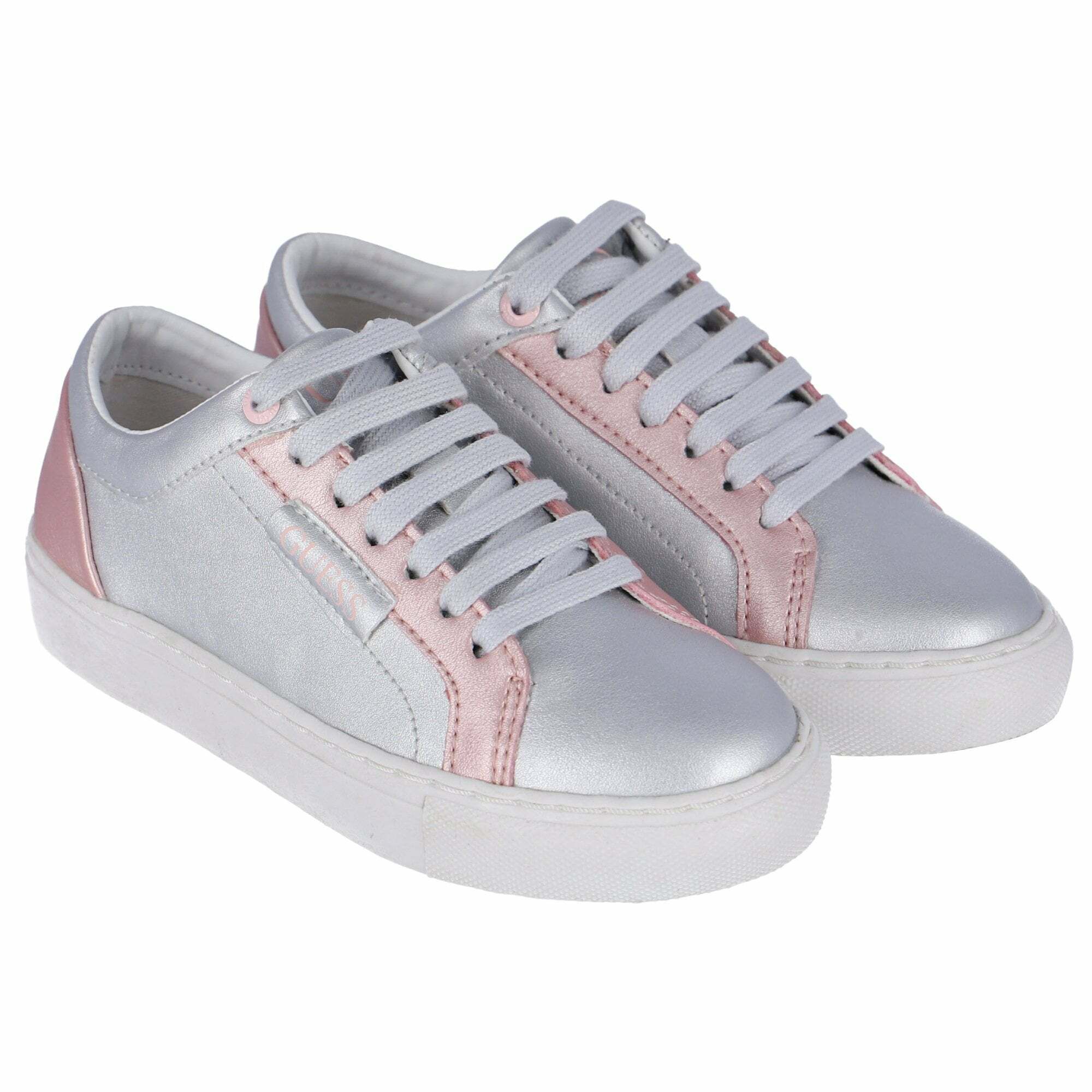 Pink guess trainers store