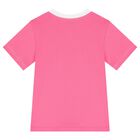 Girls Pink Logo T-Shirt, 2, hi-res