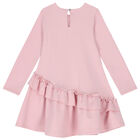 فستان بنات باللون الزهري, 1, hi-res