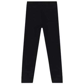 Boys Black Logo Joggers