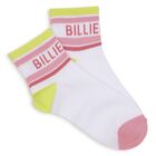 Girls Pink Heart Jacquard Socks ( 2-Pack ), 1, hi-res
