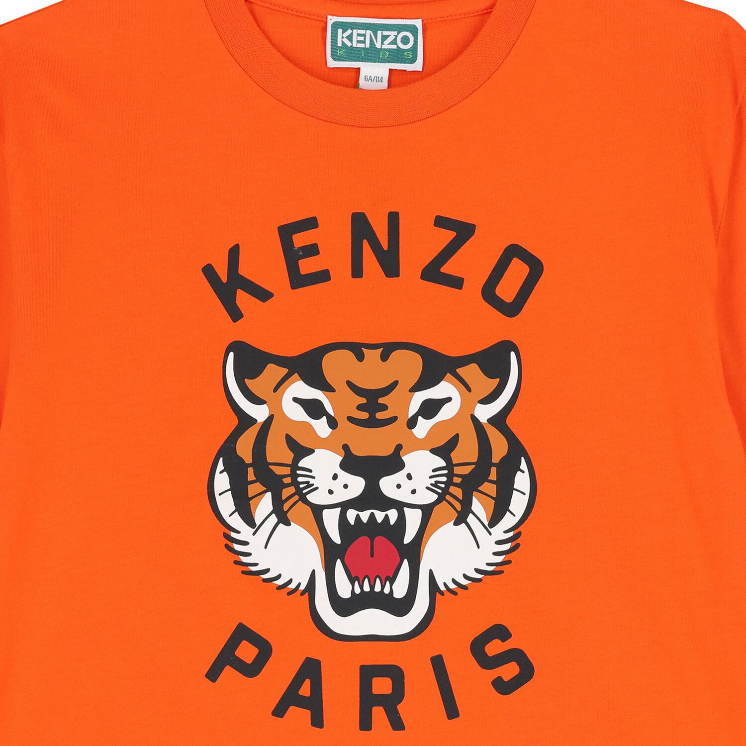 Orange Tiger Logo T-Shirt, 2, hi-res
