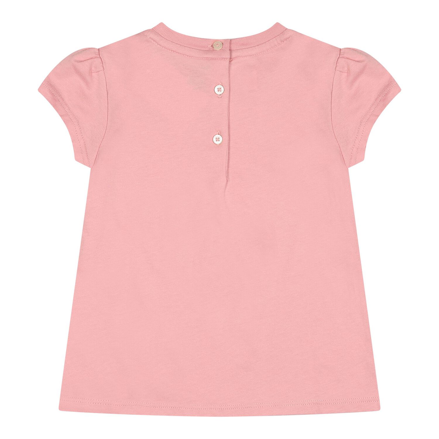 Baby Girls Pink Polo Bear Shorts Set, 1, hi-res