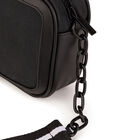 حقيبة بالشعار باللون الأسود للبنات, 1, hi-res