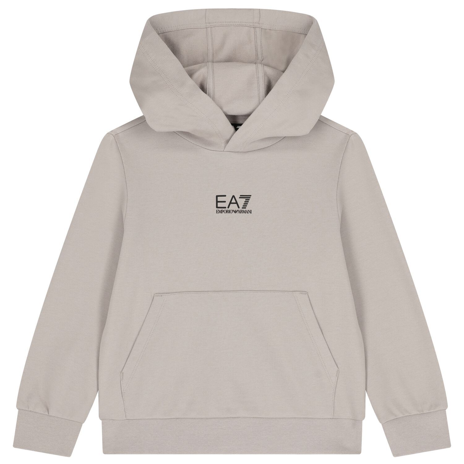 Boys Beige Logo Hooded Top, 3, hi-res image number null