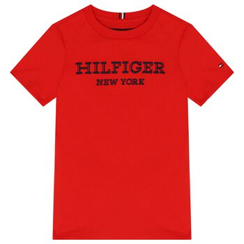 Boys Red Logo T-Shirt