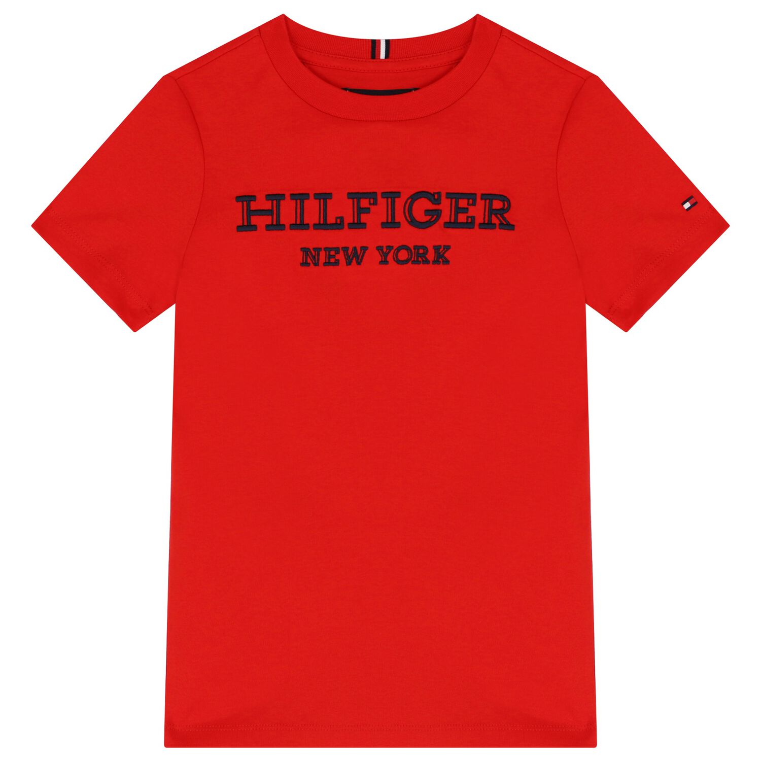 Boys Red Logo T-Shirt, 2, hi-res image number null