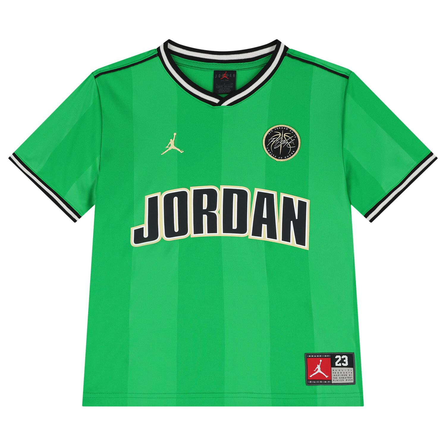 Boys Green Jordan Logo T-Shirt, 3, hi-res
