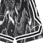 Boys Black & White Logo Dri-FIT Shorts, 1, hi-res