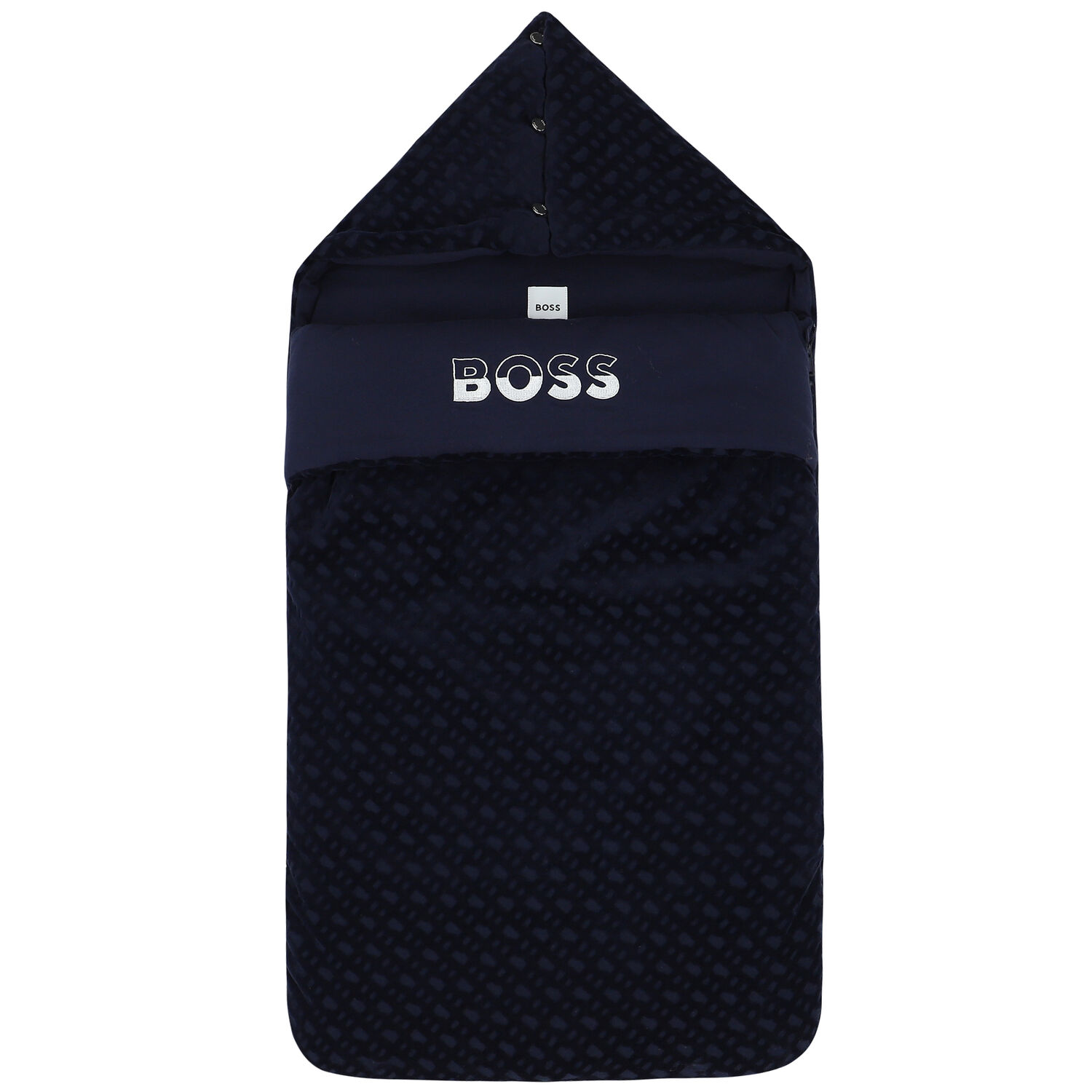 Navy Blue Logo Baby Nest, 1, hi-res