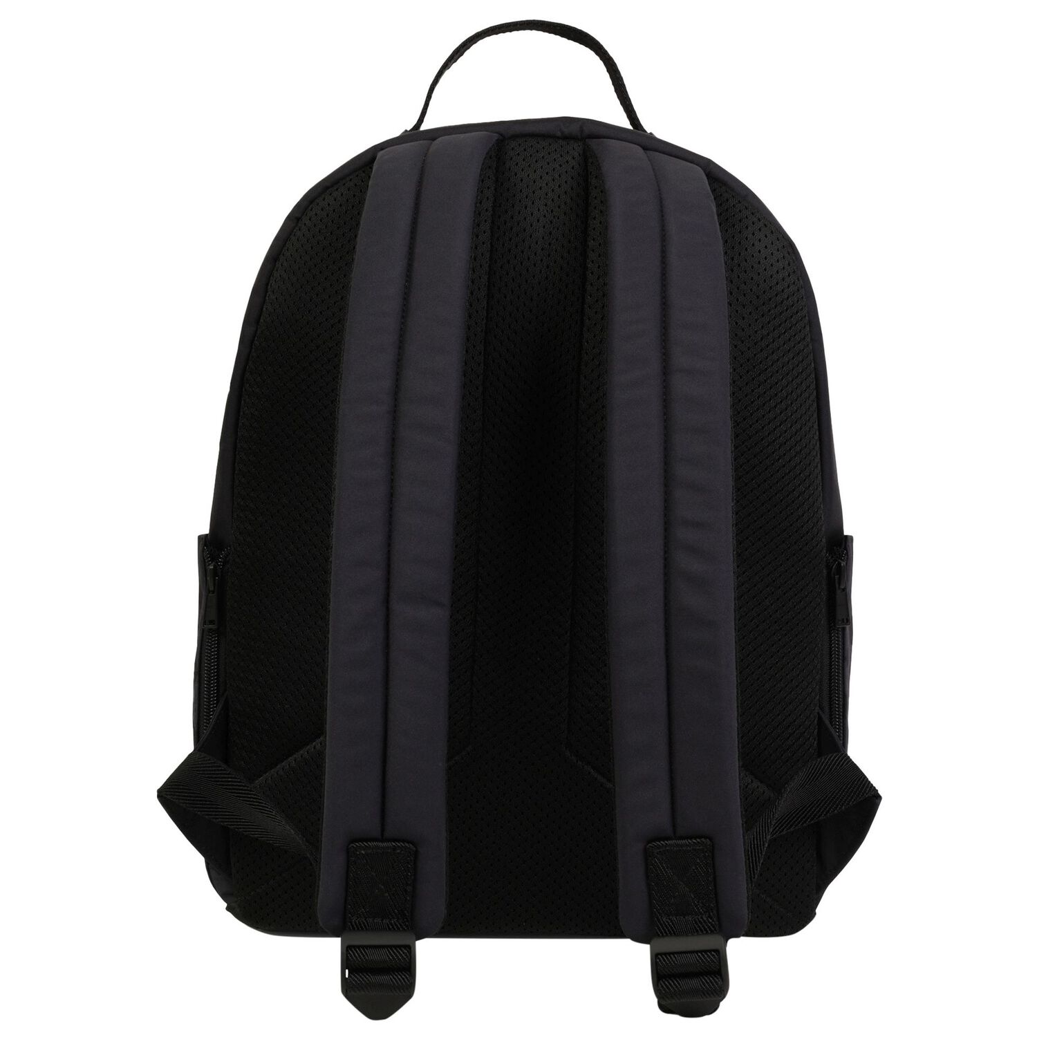Boys Black Logo Backpack, 1, hi-res