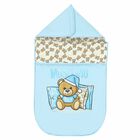 Blue Teddy Bear Logo Baby Nest, 1, hi-res