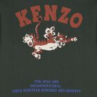 Boys Green Tiger Logo Long Sleeve Top, 1, hi-res