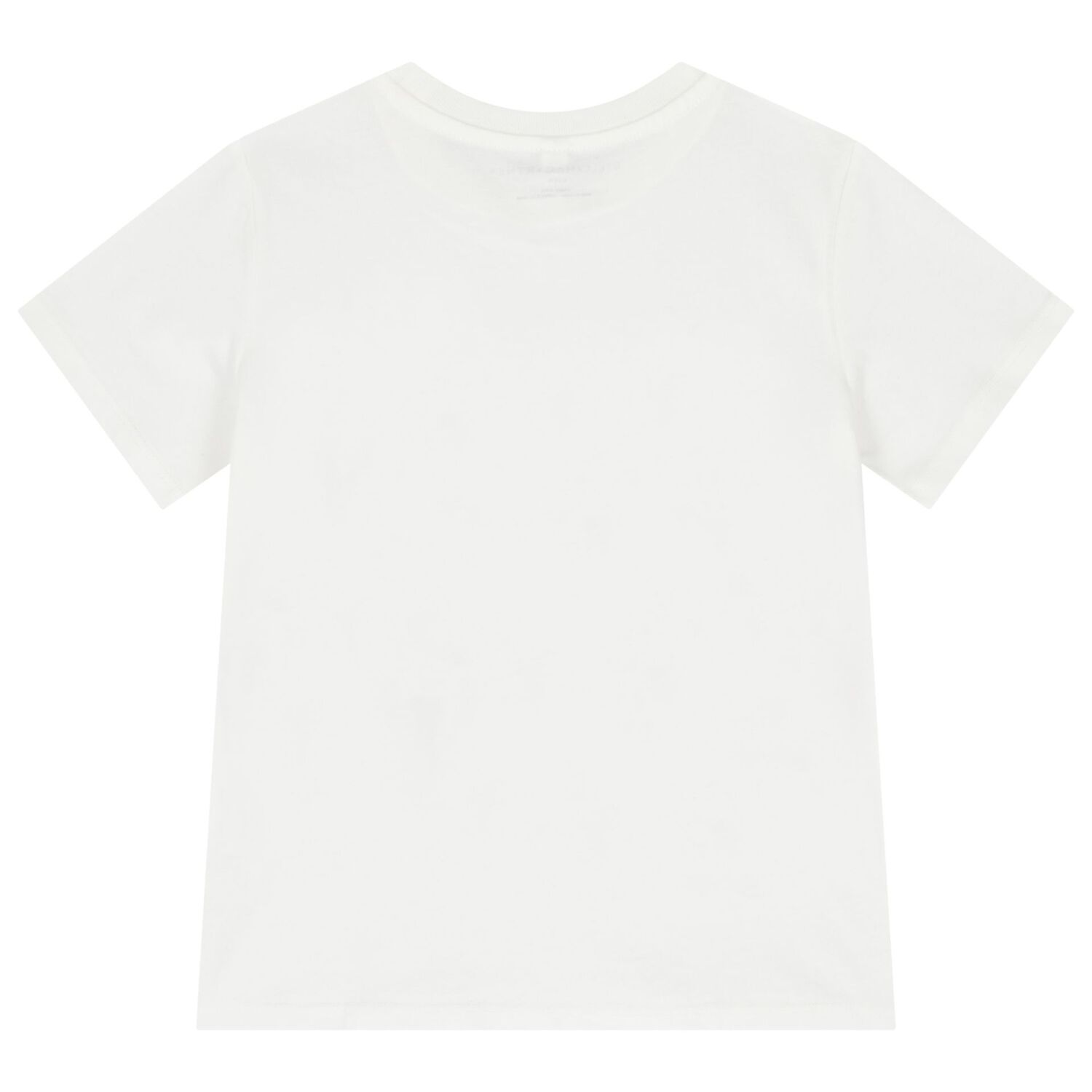 Girls White Logo T-Shirt, 1, hi-res